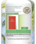 Premium Liquid Calcium Magnesium Citrate - Natural formula w/ support for strong bones - Liquid Vitamin Supplement w/ Calcium, Magnesium, Boron & Vitamin D3 - Up to 98% Absorption Rate- 32oz, 64 Serv