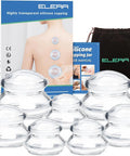 Elera Silicone Cupping Therapy Set, Professionally Chinese Massage Cups For Cupping Therapy And Cellulite Reduction (7 Cups)