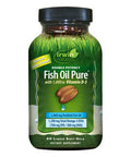 Irwin Naturals Double-Potency Fish Oil 2,000Mg Purified Daily Wellness Formula With High Levels Of Omega-3 Efa'S Vitamin D3 Epa & Dha - Natural Non-Fishy Citrus Flavor - 60 Liquid Softgels