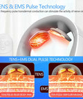 Electric Pulse Neck Massager With Heat For Pain Relief Fsa Or Hsa Eligible 10 Modes 15 Intensities Therapy Deep Tissue Trigger Point Intelligent Massager Cordless Gifts For Men Women