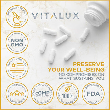 EPN Supplements Vitalux || #1 New Premium Female Libido Booster Supplement || Enhance Desire, Boost Mood & Balance Hormones | Ultra Dosed Formula W/ 14 Powerful Ingredients | 3Rd Party Tested + Usa Made - 60 Caps