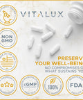 EPN Supplements Vitalux || #1 Rated Premium Colon Cleanse & Detox || Enhance Digestion, Gut Health, Decrease Bloating | Ultra Dosed Formula W/ 10 Powerful Ingredients | 3Rd Party Tested + Usa Made - 60 Capsules