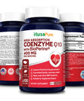 NusaPure 400 mg 100 Veggie Caps (Vegan, Non-GMO & Gluten-Free) Q10 Supplement, Antioxidant COQ-10 Enzyme, Coq 10 - 2 Daily Caps