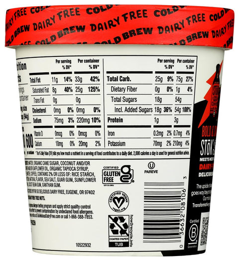 SO DELICIOUS Stok Cold Brew Coffee Dairy Free Frozen Dessert, 16 FZ
