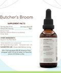 Butcher'S Broom B60 Alcohol-Free Herbal Extract Tincture, Concentrated Liquid Drops Natural Butcher'S Broom (Ruscus Aculeatus)
