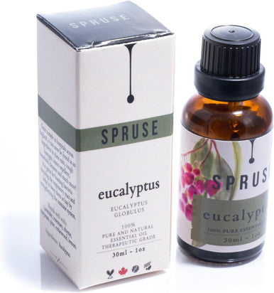 SPRUSE Eucalyptus Essential Oil - 30ml - 100% Natural Undiluted