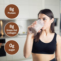 Organika Chocolate Enhanced Collagen - Grass-Fed Collagen With Real Cocoa, Sugar-, Healthy Hair, Skin, Nails, Joints - 504G