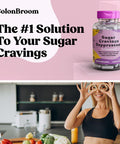 Colonbroom Psyllium Husk Powder Sugar Craving Suppressant - Chromium Picolinate 200Mcg, 2 Items - Colon Cleanser Fiber Supplement (60 Servings) + Sugar Craving Suppressant (60 Servings)