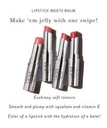 LAURA GELLER NEW YORK Jelly Balm Moisturizing Tinted Lip Balm - Figger Than Life - Hydrating Vitamin E - Semi-Shine Finish