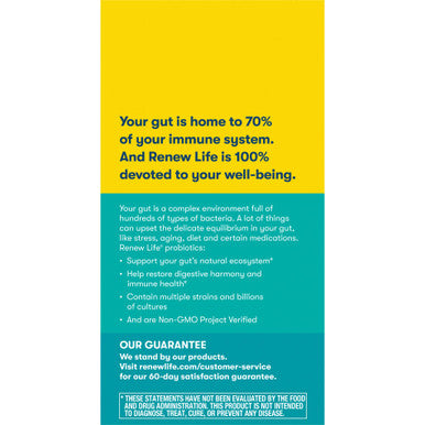 ReLife Adult Probiotic Ultimate Flora Probiotic Extra Care Probiotic Supplement 200 billion 7 Day Program 7 Packets Packaging May Vary