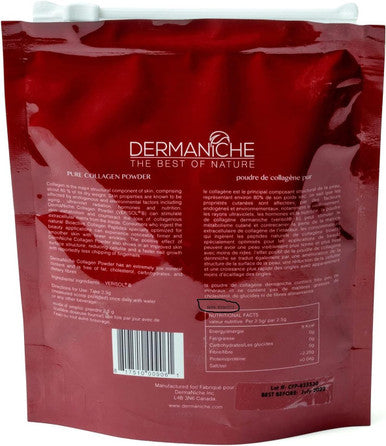 Dermaniche Pure Collagen Powder 100 Gram NON GMO Halal Kosher & Vegan