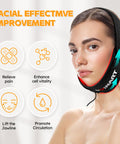 Doinart Red Light Therapy Belt For Neck Portable Near Infrared Light Therapy For Face And Neck Chin Firming - Red Light Therapy Device Wearable Belt Neck Wrist Wrap Hand Unisex