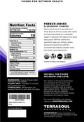 Terrasoul Superfoods Organic Elderberry Powder 4 Oz - ze-Dried