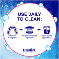 Efferdent Fresh & Clean Anti-Bacterial Denture 126 Tabs By Efferdent