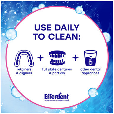 Efferdent Complete Clean Anti-Bacterial 102 Tabs By Efferdent