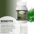 Saw Palmetto Supplement 1000mg 90s [1 bottle] by Total Natural, Prostate Health, Prostate Support Supplement Formula Reduces Frequent Urination and Prevent Hair Loss