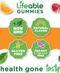 Lifeable Calcium Magnesium Zinc With Vitamin D3 Gummies Great Tasting Calcium Magnesium Zinc D3 Supplement For Tooth And Bone Health Calcium Gummies For Adults 90 Gummies