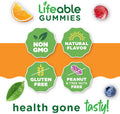 Lifeable Calcium Magnesium Zinc With Vitamin D3 Gummies Great Tasting Calcium Magnesium Zinc D3 Supplement For Tooth And Bone Health Calcium Gummies For Adults 90 Gummies