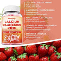 Edmmyliy Calcium Magnesium Zinc Supplement Gummies With Vitamin D3 K2 & B Complex For Women Men 1000Mg Calcium Citrate With Magnesium Gummies For Bone Muscles & Immune Support Sugar Free Vegan