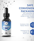 Methylene Blue 1% Compass Laboratory |USP-Grade Methylthioninium Chloride Liquid | High Purity Dietary Supplement for Brain Function & Cognitive Health | No Formaldehyde (1) 50ml Glass Dropper Bottle