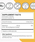 Supersmart Magnesium Orotate 1500 mg Per Day Muscle Relaxer Helps Relieve Stress Non GMO Gluten Free 90 Vegetarian Capsules