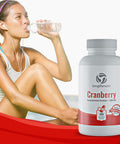 LongLifeNutri Cranberry 500Mg 180 Vegetarian Capsules | Uti | Pure Fruit Concentrate Extract 25,000 Mg | Plus Vitamin C & E | Herbal Supplement | Potent Natural Fresh Pill Complex