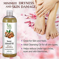 Nbl Natural NBL Natural Sweet Almond Oil for Skin/Hair and Body Massage 473 ml 2-Pieces
