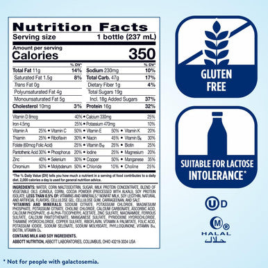 Ensure Plus Nutrition Shake 24 Count With 16 Grams Of Protein Meal Replacement Shakes 8 Fl Oz (Pack Of 24) Rich Dark Chocolate 192 Fl Oz