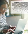 Brain Awake High Performance Booster by Irwin Naturals B Vitamins and MCT Think Clearer and Work Faster 60 Liquid Soft-Gels