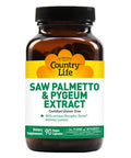 Country Life - Saw Palmetto And Pygeum Extract - 90 Vegan Capsules