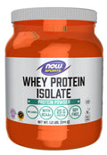 NOW Sports Nutrition, Whey Protein Isolate, 25 g With BCAAs, Unflavored Powder, 1.2-Pound