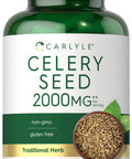 Carlyle Celery Seed Extract Capsules | 2000Mg | 240 Count | Non-Gmo And Gluten Free Formula | Traditional Herb Supplement