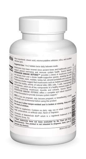 Source s Mushroom Immune Defense, 120 Tablets