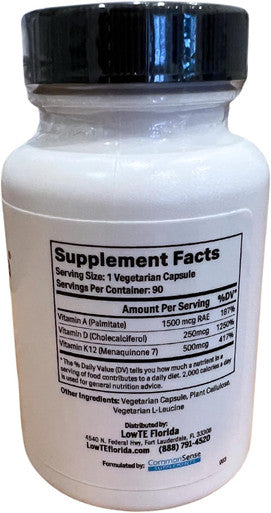 Adk 10-90 Capsules I Vitamin D3 K2 & A, Multivitamin Supplement For Stronger Bones, Teeth & Heart And Normal Blood Pressure, High Potency Vitamin Adk With Vitamin D3 10,000 Iu