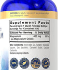 Carlyle - Magnesium Oxide 400mg | 180 Softgels | Non-GMO and Gluten Formula