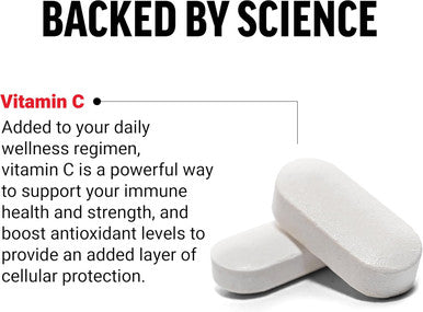 Force Factor Vitamin C 1000mg Immune Support Supplement Vitamin C Supplement Immunity Vitamins Plus Antioxidant Support Premium Quality Vegan 60 Vitamin C Tablets