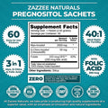 Zazzee PREGNOSITOL Easy-Tear Packets and Extra Strength Prenatal Multi Complex