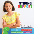 KAL Vitamin D-Rex Kids Gummies | Healthy Immune, Heart, Bone & Oral Support | Vegetarian, Gluten | 60 Ct