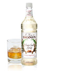 Monin - Honey Syrup, Smooth Sweet Honey Flavor, Great for Teas, Lemonades, Cocktails, & Coffee, Gluten-Free, Non-GMO (1 Liter)
