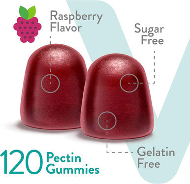 Probiotic Gummies For Women, Men & Teens, 2 Billion Cfus - Sugar - Immune Booster, Digestive Support, Gut Health - Vegan, Gelatin Free, Gmo - Tasty Chewable Raspberry Flavored Gummy
