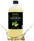 Greenive - 100% Pure Castor Oil - Cold Pressed - Hexane Free - (32 Ounce)