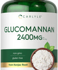 Carlyle Glucomannan Capsules | 200 Count | Soluble Fiber Pills | Non-Gmo, Gluten Free Supplement