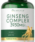 Carlyle Ginseng Complex Capsules | 200 Count | Non-Gmo And Gluten Free Extract | Traditional Herbal Root Supplement