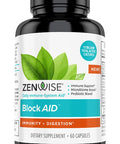 Zenwise Immune And Probiotics Digestive Support Zinc Vitamin C And Elderberry Immunity Booster Plus 11 Billion Cfu Probiotics For Super Digestive Aid Supplement For Men And Women 60 Count