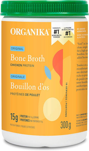Organika Enhanced Collagen Bone And Joint Powder- With Glucosamine, Msm, Chondroitin Sulfate & Chicken Bone Broth Powder- Range And Vegetarian Fed Chickens- Keto Friendly