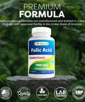 Best Naturals Folic Acid 1000 mcg (Vitamin B9) 240 Tablets
