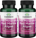 Swanson Aquamin Sea Minerals: Red Mineral Algae 60 Veg Capsules (2 Pack)