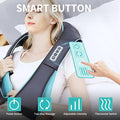 Shiatsu Neck Back And Shoulder Massager With Heat For Pain Relief Deep Tissue, 16D Electric Back Massages With 3 Ddjustable Intensity For Neck, Back, Shoulder,Foot,Body,Office & Home & Car Use