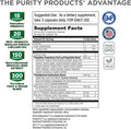 Blueberry Biome by Purity Products Digestion Detox Formula Promotes a Healthy MicroBiome More PreforPro Prebiotic DE111 Probiotic BroccoRaphanin Antioxidant Fruit Veggie Blend 90 Caps