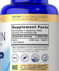 Carlyle Biotin 5000mcg | 360 Vegetarian Tablets | Beauty Formula Supplement | Non-GMO Gluten